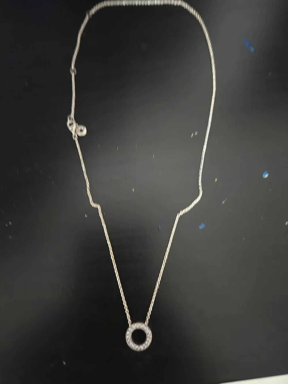 Pandora Necklace Circle of Sparkle Necklace Round Eternity